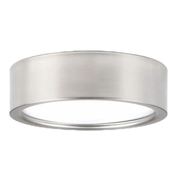 Progress Lighting P3631-LED Portal 9” LED Flush Mount Ceiling Fixture Nickel NIB - Picture 2 of 5